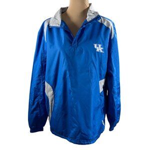 University Of Kentucky UK 1/4 Zip Pullover Wildcat Blue White Size S Small Men's